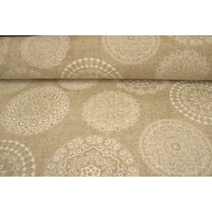 No Application Tela Loneta Estampada para Mantel y Cojín - Ancho 2.80m - Manualidades - 1