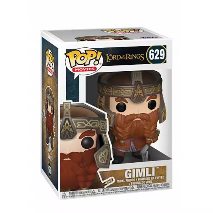 Funko Figura De Vinilo De Gimli De El Señor De Los Anillos 9 Cm - 1