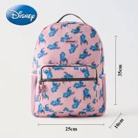 Mochila Grande Versátil De Disney Stitch Para Viajes De Ocio Y Escuela Con Compartimento Para Carrito Multifuncional Y Cable Incluido Material Nylon Unisex - details 0