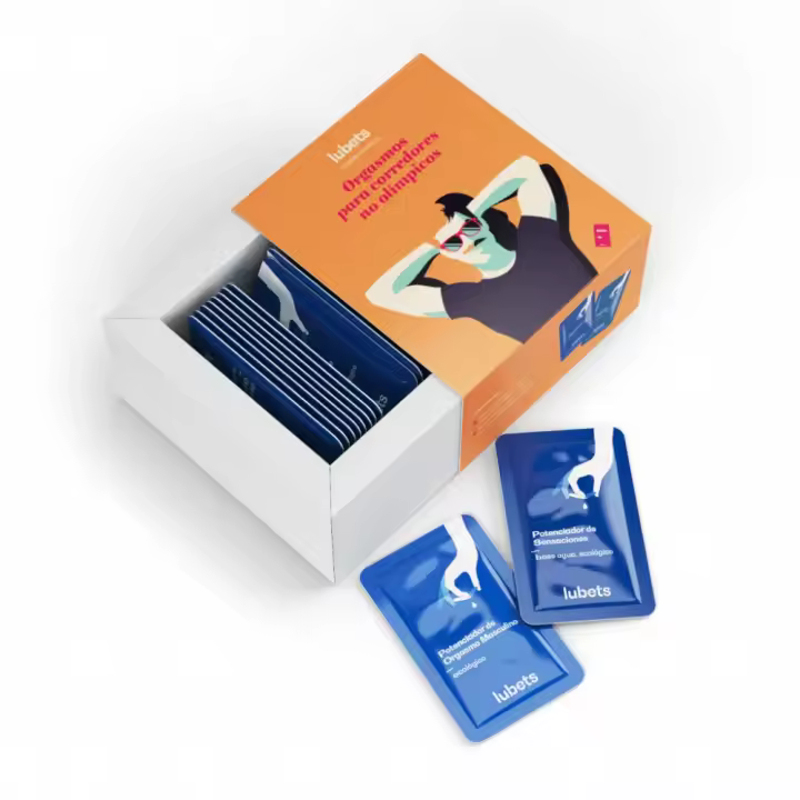 Lubets Lubricantes Ecológicos Pack Orgamos para corredores no olímpicos 4ml x 20ud - 1