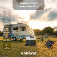AREBOS Caja refrigerada 47 L con ruedas coche nevera APP congelador caja camping - details 18