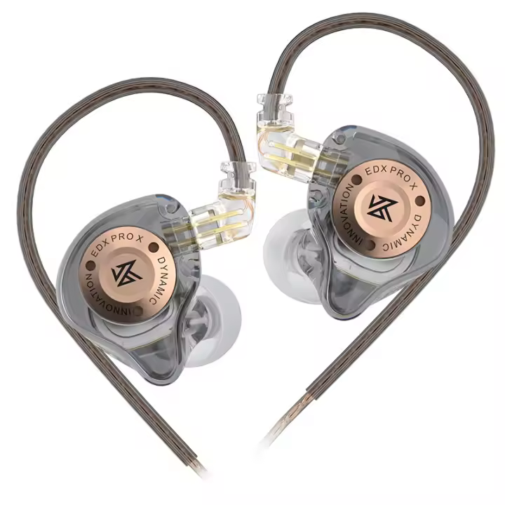 KZ EDX pro X Auriculares Deportivos Con Cancelación De Ruido Bass HIFI Cable Dinámico Para Música Y Teléfono Móvil - 1