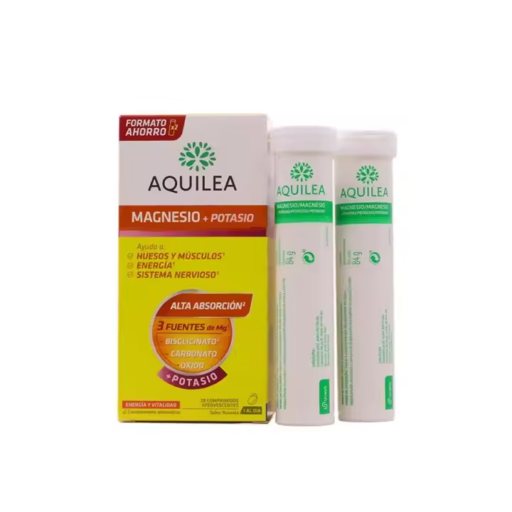 Aquilea Magnesio + Potasio Duplo 28 Comprimidos - 1