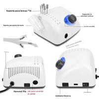 Taladro De Uñas Eléctrico 65W 35000 Rpm Máquina De Manicura Con 210 Cortadores Fuertes Y Cerámicos Para Pulir Y Filetear Uñas - details 18