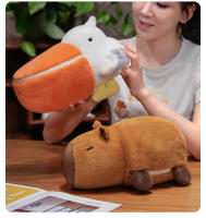 Peluche Capibara Pelican Flip Pushie Doble Lado Muñeco Transformable 2-en-1 Regalo De Cumpleaños Kawaii Almohada Giratoria - details 0