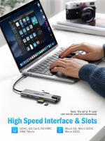 Lemorele Adaptador Multiport USB C 9 en 1 con Ethernet Gigabit, 100W PD, HDMI 4K, 3 USB 2.0, Puerto de Datos USB C de 5Gbps, Lector de Tarjetas SD/TF, Estación de Acoplamiento para Portátiles MacBook, Lenovo, HP y Dell. - details 6