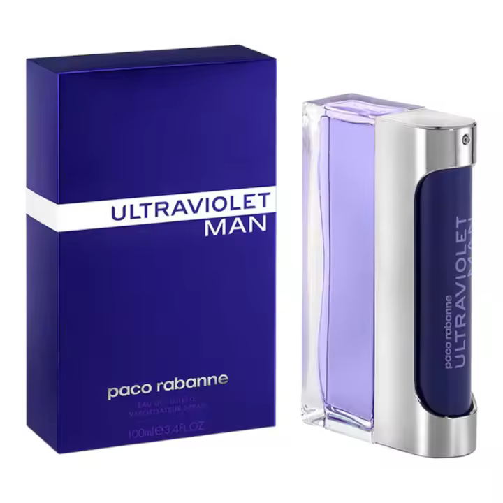 Paco Rabanne Eau de Toilette Ultraviolet Man Perfume para Hombre 100 ml - 1