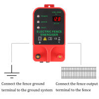 Controlador De Pulso De Alta Tensión Para Valla Eléctrica Impermeable Con Pantalla LCD Y Alarma De Alta Decibelios 10KM - details 1