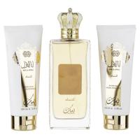 Set de regalo Ana Al Awwal perfume de 100ml ++ Gel De Ducha 100ml + Loción de cuerpo 100ml Nusuk ,Pack de regalo femenino NOVEDAD - details 1
