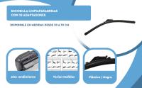 Banner - Escobilla limpiaparabrisas delantero multi conector 55 cm