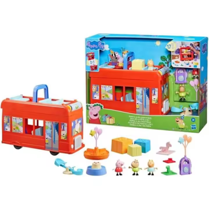 PEPPA PIG AUTOBUS DE FIESTAS 2 EN 1 - 1