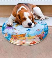 Alfombra De Agua Para Mascotas Tamaño Grande Estilo Animal Universal Para Gatos Y Perros Cama De Resfriamiento Divertida Y Cómoda Para El Verano - details 15