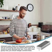 4 piezas Filter de Carbón activado para Bell Siemens Hz9vrcr0 17004796 / Bosch Hez9vrcr0 17004805 / Neff Z821vr0 17004806, Gaggenau CA282111 - details 1