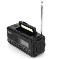 Radio De Emergencia Portátil Con Solar Y Manivela De Crank 10000mAh Con LED Y Cargador USB Luz De Mano Recargable Para Clima NOAA AM FM - details 8