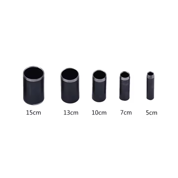 Juego De 5/6 Piezas De Pulgar Corto Con Patrón De Cuero Herramienta De Perforación Metálica Para Manualidades Y Fabricación - 1
