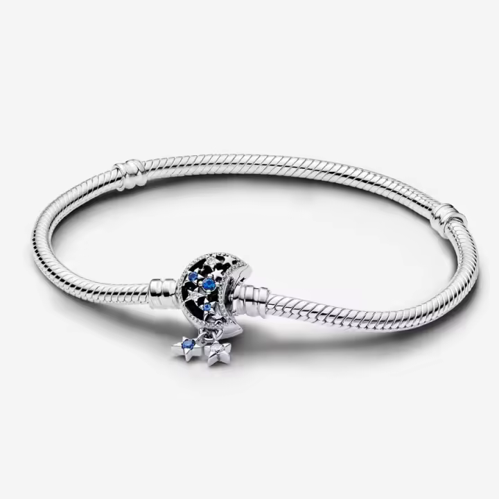 Pulsera Pandora con Cierre Luna Brillante de Pandora Moments 592819C01 - 1
