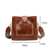 Bolso cruzado de gran capacidad para mujer, bandolera de hombro portátil, informal, a la moda - details 24