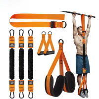 Banda De Resistencia Para Ayuda En Pull up De Alta Dureza Con Soporte Para Rodilla Para Ejercicios De Fuerza Y Entrenamiento De Abdomen - details 5