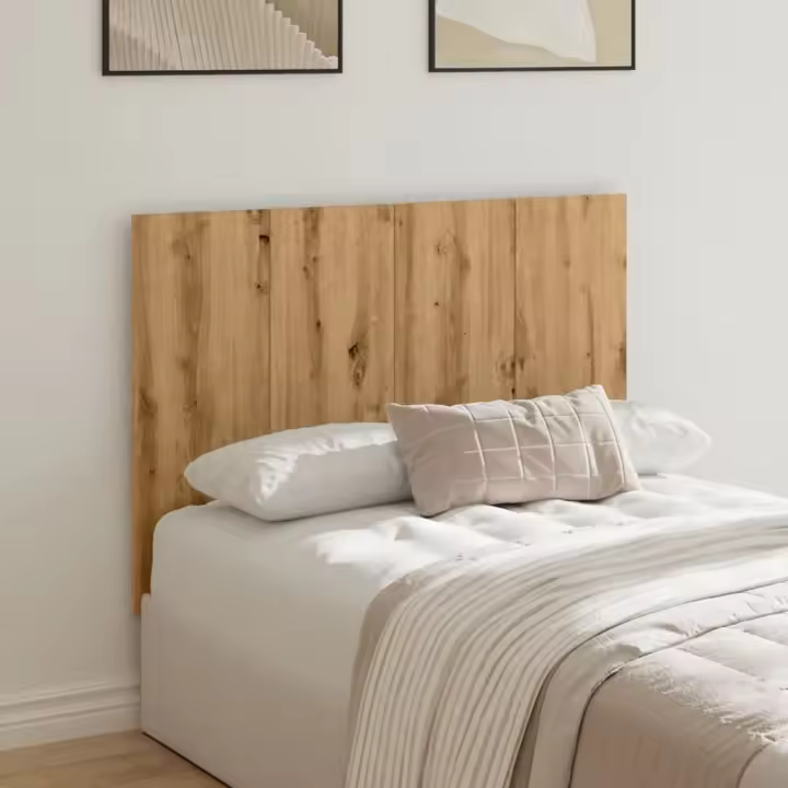 Cabecero de cama madera ingeniería roble artisan 120x1,5x80 cm - 1