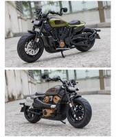 Motocicleta De Escala 1:12 Warhawk Juguete De Aleación De Simulación Alta Modelo Estático Decorativo Para Niños Regalos De Cumpleaños - details 3
