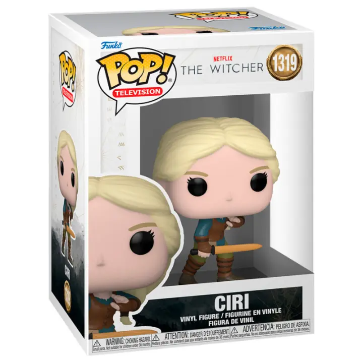 Figura Pop The Witcher Ciri-Figura de Vinilo Coleccionable - Idea de Regalo- Mercancia Oficial - Juguetes para Niños y Adultos - Movies Fans - Muñeco para Coleccionistas y Exposición - 1