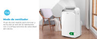 MIDEA Pingüino Aire Acondicionado Portátil Frío y Calor 3000 Frigorías / 12000 BTU - Climatizador silencioso con bomba calor 3500 W Air conditioner 4 modalidades con kit de ventana y control remoto - details 6