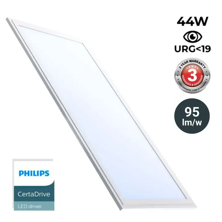 Barcelona LED Panel LED slim 120X30 cm -  Driver Philips - 44W - UGR19 - 1