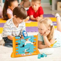 Juego De Mesa Penguin Para Dos Jugadores Juguete Montessori De Construcción Y Empujar Muros Para Interacción Padre-Hijo Regalo Para Niños - details 2