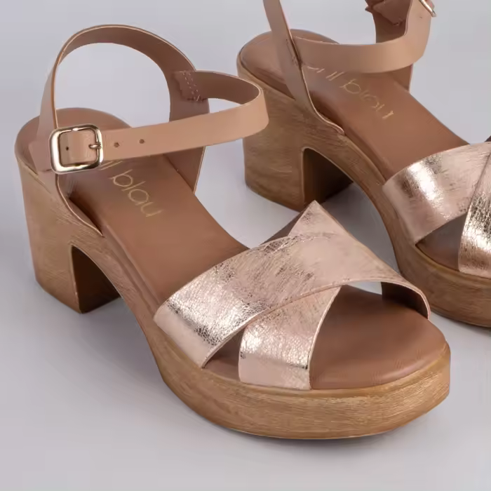 SANDALIA MUJER BEIGE 54903 - 1