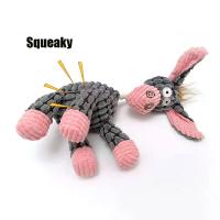 Juguete De Mascota Divertido En Forma De Burro Para Perros Chupete De Terciopelo Con Silbato Juguete De Hueso Para Morder Entrenamiento De Mascotas Accesorios Para Perros - details 2