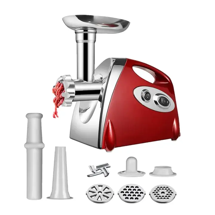 Picadora de carne eléctrica potente máxima 2800W picadora de carne resistente picadora de salchichas - 1