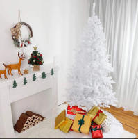 MEJORADA Árbol de Navidad blanco Artificial Abeto de Hoja Espumillón 120-180cm Arboles C/Soporte Metálico - details 4