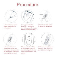 Plasma Pen Herramienta De Belleza Para Eliminar Vainillas Manchas De Piel Nevo Y Tatuajes Con LCD 9 Niveles USB Cable - details 17