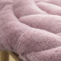 DWW-(blanc)45x45cm Coussin rond de coussin de chaise d'tudiant en peluche paissi - details 3