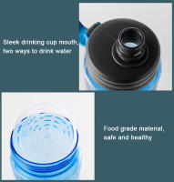 Botella Deportiva De Agua Con Filtro Grande 2L 3L Capacidad Eco-amigable Plástico BPA Libre Portátil Para Fitness - details 10
