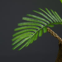 Planta Artificial De Palma Grande 88cm Con Hojas De Monstera Y Pino Falso Para Decoración De Jardín Y Fiestas En Casa - details 12