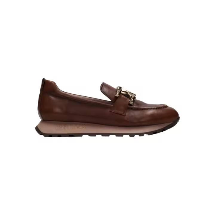 zapato mocasin casual con cadena linea loira fabricado en españa - 1