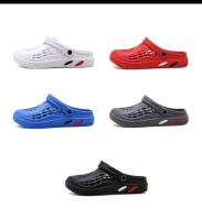 Zapatillas De Verano Para Hombre Sandalias Transpirables Con Agujeros Clogs De Talla Grande 49 Pantuflas De Playa Moda Flip Flops EVA - details 4