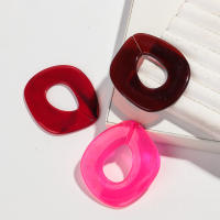 10pcs Cuentas De Acrylico En Forma De Cuadrado Grande Para Hacer Pulseras Collares Y Aretes DIY Accesorios De Joyería - details 6