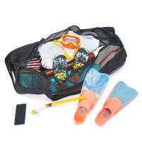 Bolsa De Red Multifuncional Con Correa Ajustable Para Almacenamiento De Equipamiento De Snorkel Y Escuba Diving Gran Capacidad Para Surfeo Natación Y Natación En Agua Salada - details 1
