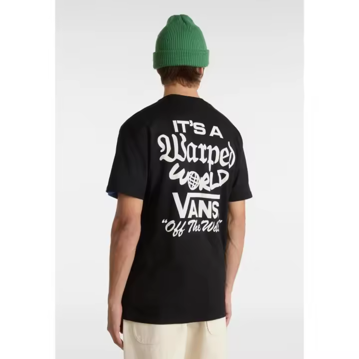 Cmiseta Vans Warped World Ss en Negro para Hombre - 1