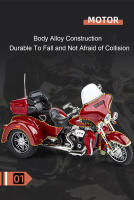 Modelo De Motocicleta a Escala 1:9 De Aleación De Metal Con Función De Retroceso Y Absorción De Choques Juguete De Colección Para Niños Tamaño Miniatura Aproximadamente 19.5*10*11CM - details 4