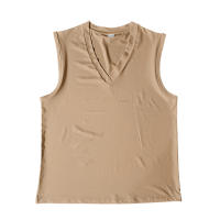 Chaleco Sin Mangas Para Hombre De Color Sólido Con Cuello En V Transpirable Y Casual Adecuado Para Fitness Y Deportes - details 18
