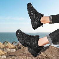 Zapatillas De Senderismo HIKEUP Para Hombre Transpirables Con Amortiguación Antideslizantes Deportivas De Montaña Exterior Zapatos De Correr Y Trekking - details 25