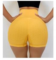 Pantalones De Yoga Para Mujer Cintura Alta Elevador De Glúteos Estiramiento Terciopelo Fitness Running Shorts Transpirables Verano - details 15