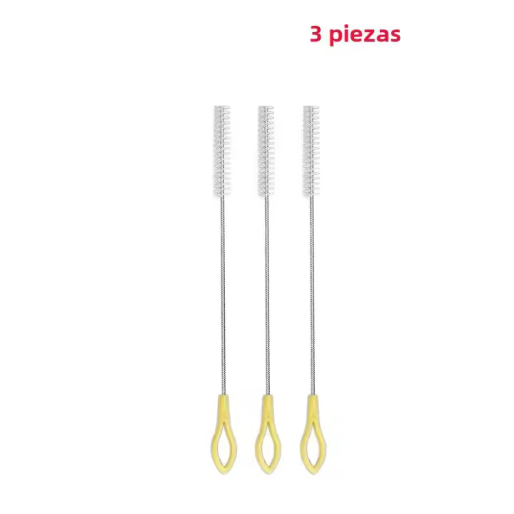 Limpieza De Tuberías Y Botellas De Agua Con Cepillo De Limpieza Para Straws Pack De 3 Piezas Material De Wire - 1