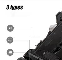 Batmobile De Escala 1/18 En Metal Con Sonido Y Luz Regalo De Cumpleaños Para Niños Juguete De Coche Diecast De Alta Simulación Tamaño Aproximado 30.5*12.5*6cm - details 8