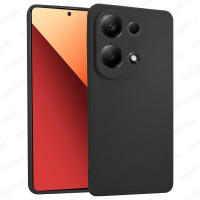 Funda + Protector Cristal Vidrio Templado (Opcional) Para XIAOMI REDMI NOTE 13 PRO 4G Proteccion 3D Cámara Cubre Cámara, Carcasa TPU Silicona Suave Mate, Color Negro Azul Rojo Rosa Morado, Ajuste Perfecto, Acceso Conector Carga Auricular, Meloenvias mle26 - details 3