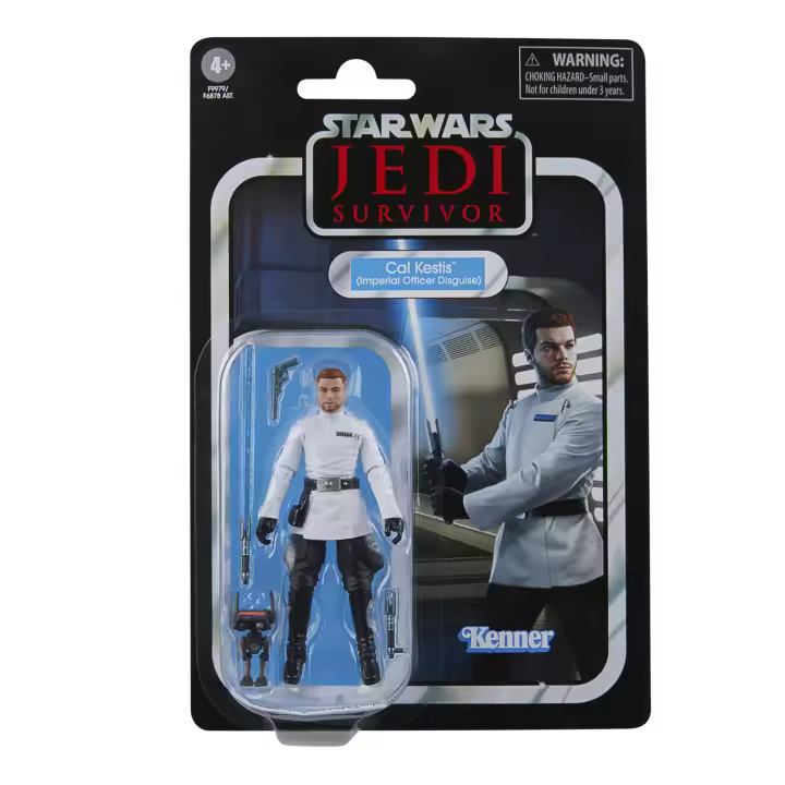 STAR WARS FIGURA CAL KESTIS IMPERIAL OFFICER DISGUISE, STAR WARS JEDI SURVIVOR, OFICIAL IMPERIAL DISFRAZ - 1