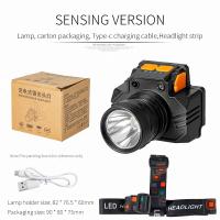 Linterna Frontal LED Con Sensor De Luz Potente Para Ciclismo Pesca Camping Impermeable Recargable Por USB Torcha Exterior - details 17